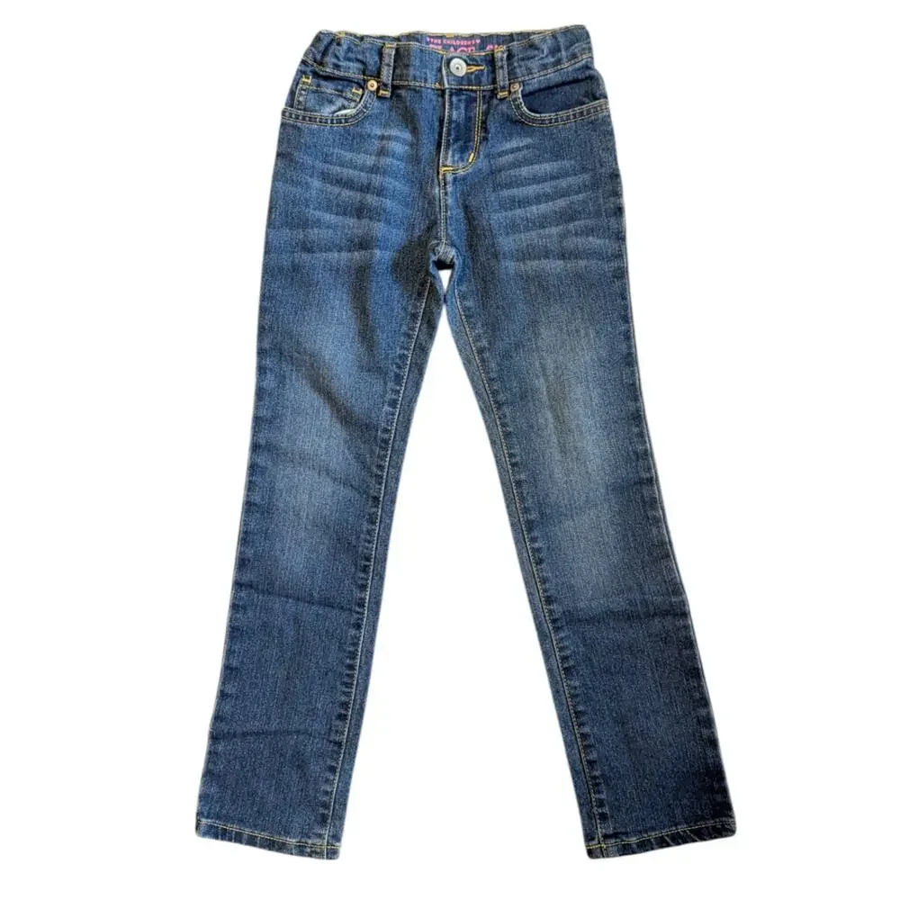 The Children's Place 6X/7S Adjustable Distressed Skinny Jeans 6X 7 Slim